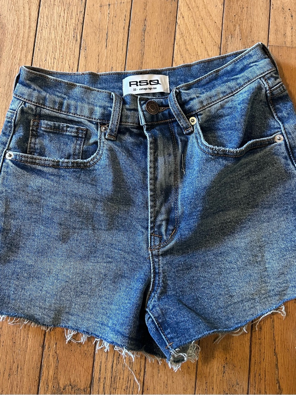 RSQ Vintage High-Rise Denim Shorts -